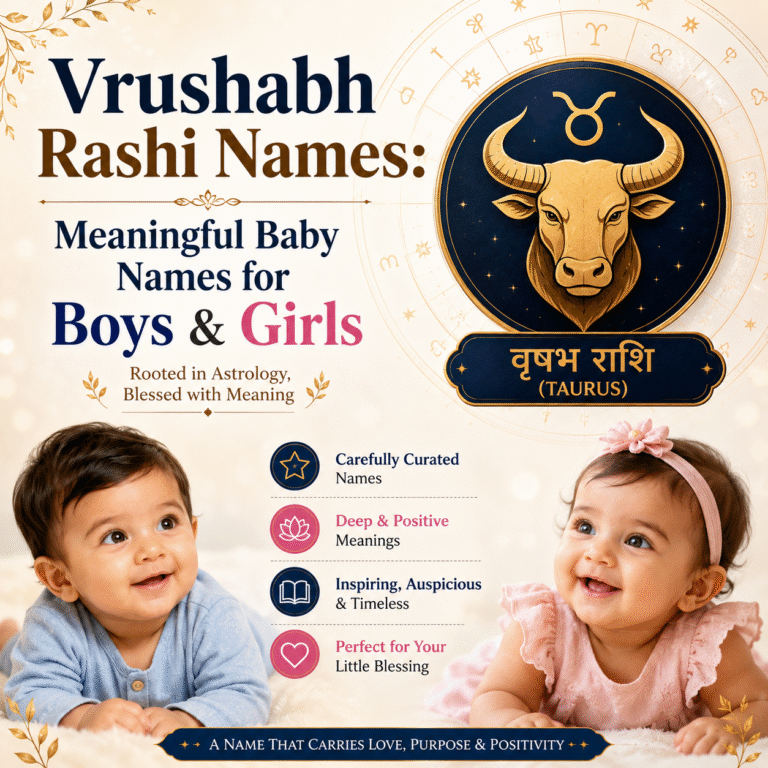 Vrushabh Rashi Names