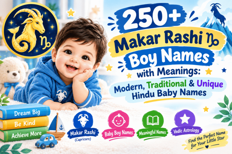 Makar Rashi Boy Names