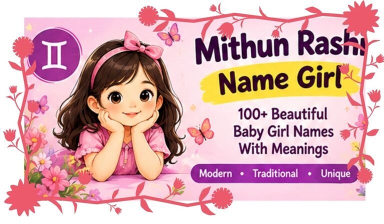 Mithun Rashi Name Girl