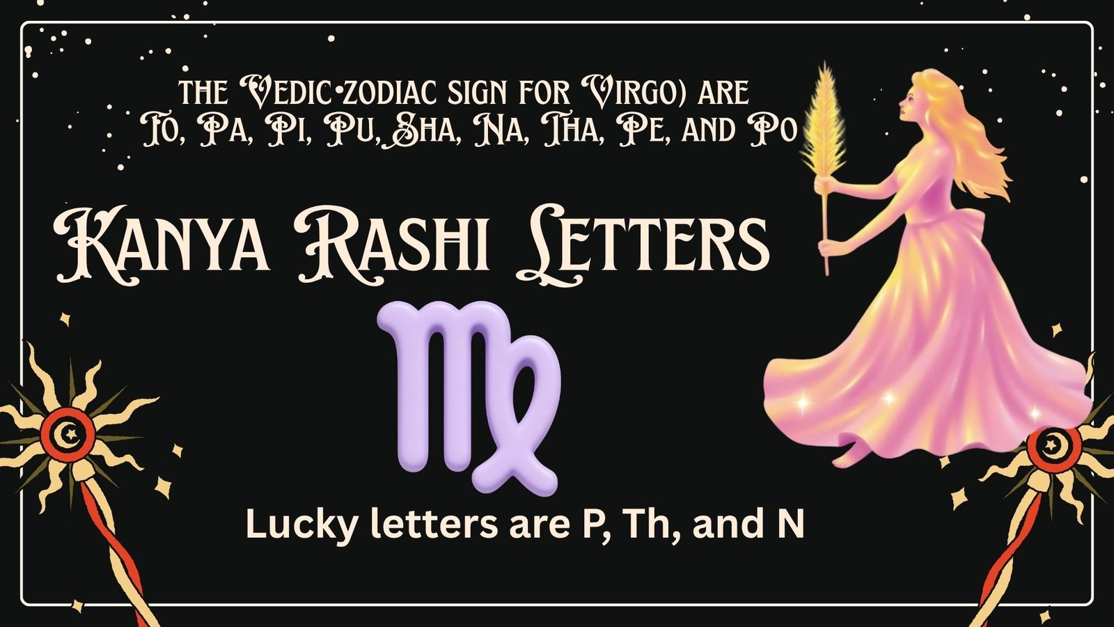 Kanya Rashi Letters
